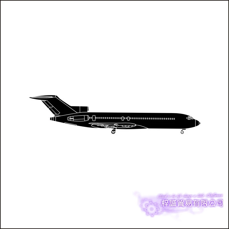 Airplane Sticker Vehicle Decal Classic Aircraft Posters Vinyl Wall Decals Aeroplane Parede Decor Mural Airplane Sticker