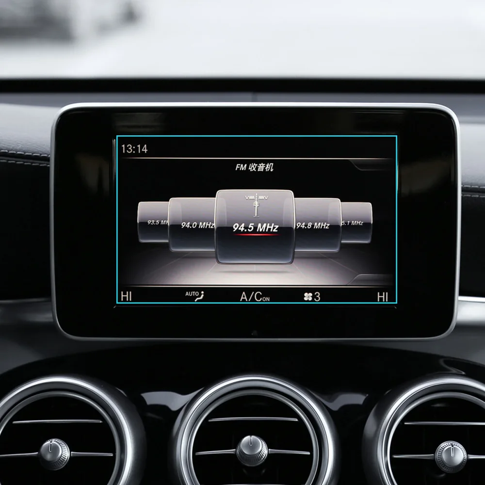 Для Mercedes Benz GLC X253 C253 2015 2020 автомобильная навигация GPS монитор экран защитное