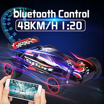 

1:20 Model Remote Control bluetooth RC Car Scale High Speed 48KM/H Off-Road Vehicle Truck Waterproof Toy Car Kids Toy Gifts