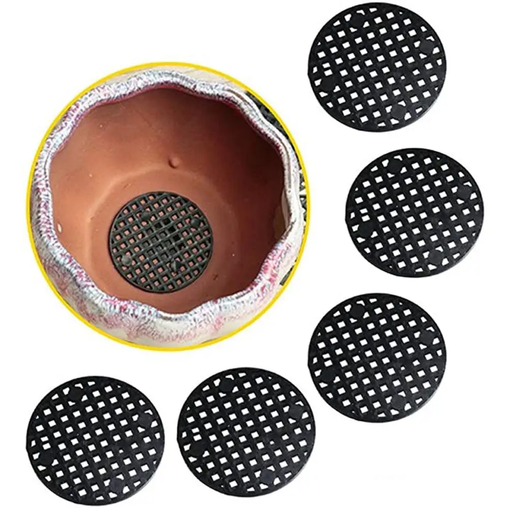 50Pcs Flower Pot Hole Mesh Pad Bonsai Pot Bottom Grid Mat Bottom Mat  Prevent Soil Loss Breathable Gasket (Black)|Pot Trays| - AliExpress