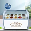 Commercial Ice cream display freezer cabinet showcase Hard ice cream counter top ice cream display 1