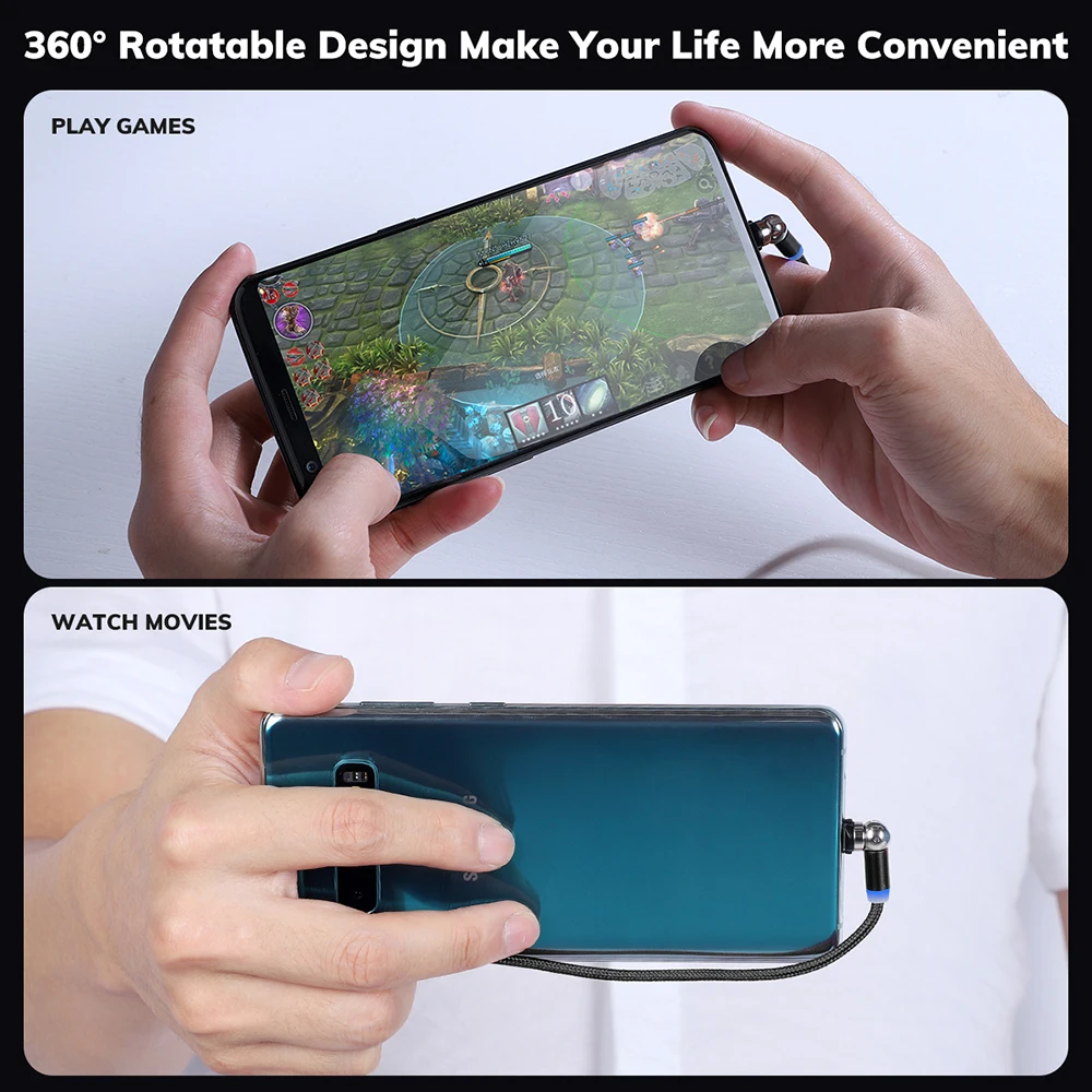 Кабель Micro USB Type C TOPK 1 м Магнитный зарядный шнур для телефона провод зарядки Xiaomi Redmi