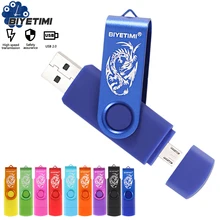 Biyetimi USB флеш-накопитель Dargon 64 ГБ 32 ГБ 16 ГБ 8 ГБ флеш-накопитель Высокая скорость Android Резервное копирование данных OTG Смартфон Дополнительная память
