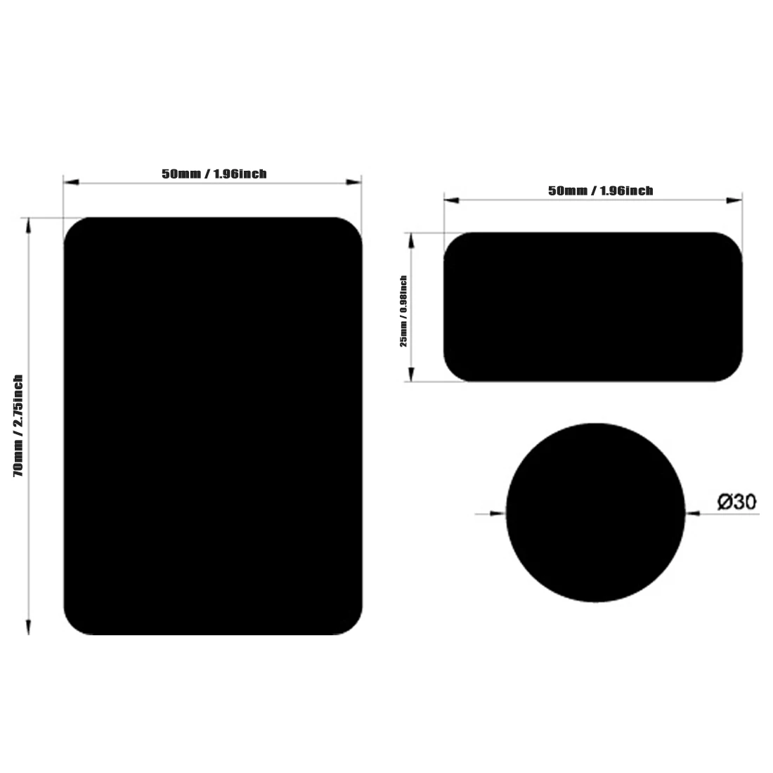 2pcs Freilein Ripstop Kite Repair Sticker Patch Waterproof High Stickiness Translucent Back-up Tool Accessories 12 Colour — view 3