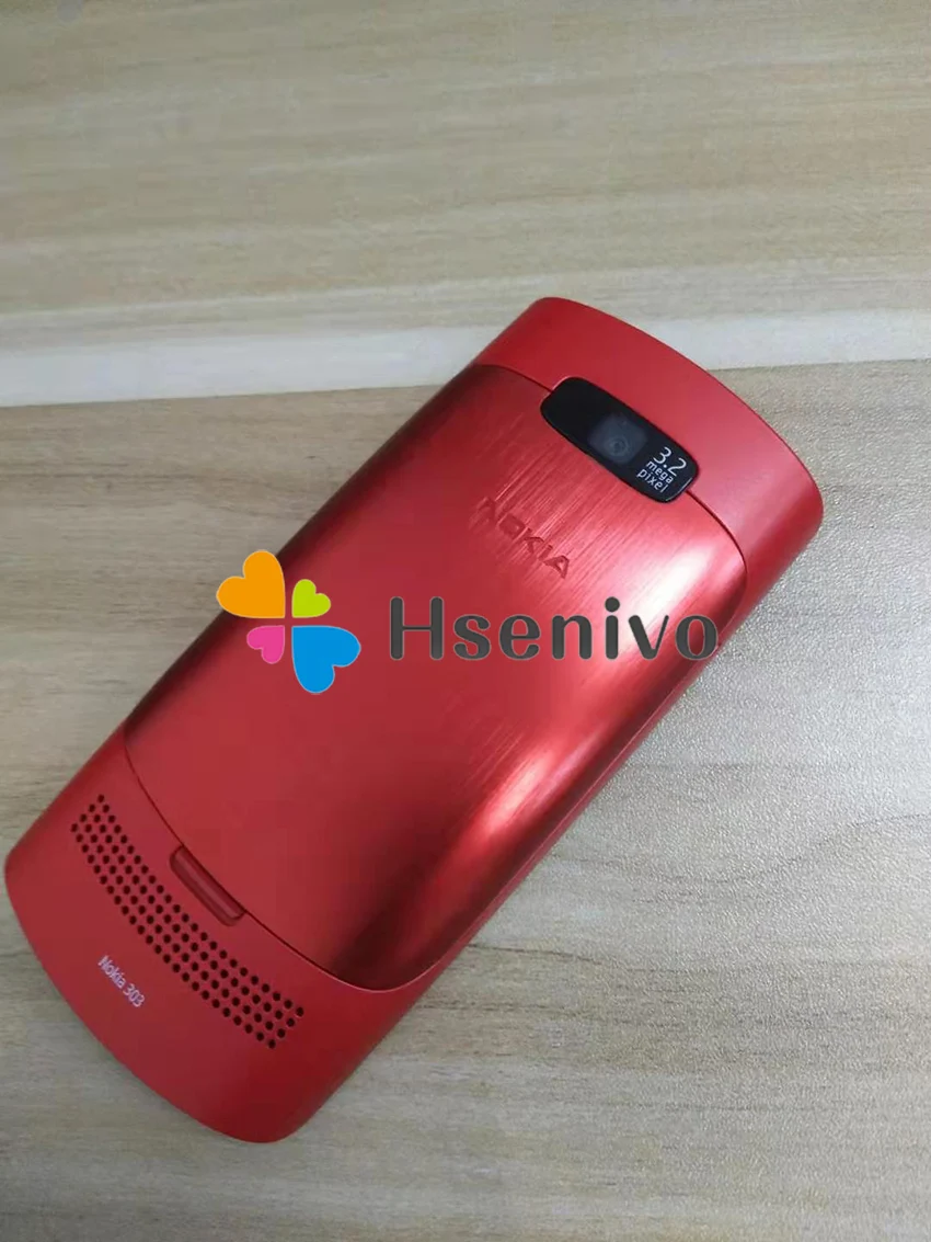 Разблокированный мобильный телефон Nokia asha 303 2,4 '3g Bluetooth MP3 сотовый телефон 1300 мАч