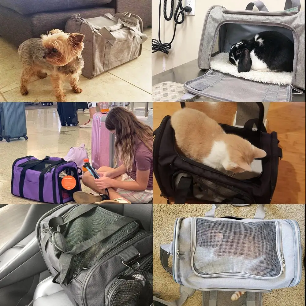 Dog Carrier Dog Backpack Cat Transport Bag Pet Transport Bag Travel Bags Airline Approved Carrier For Cats Accessories Pet Carrier Bag Pet Carrier Backpack Pet Bag