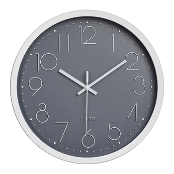 

Classic Digital Wall Clock Grey Bedroom Black Living Room Wall Clocks Vintage Nordic Relogio De Parede Creative Watches EA60WC