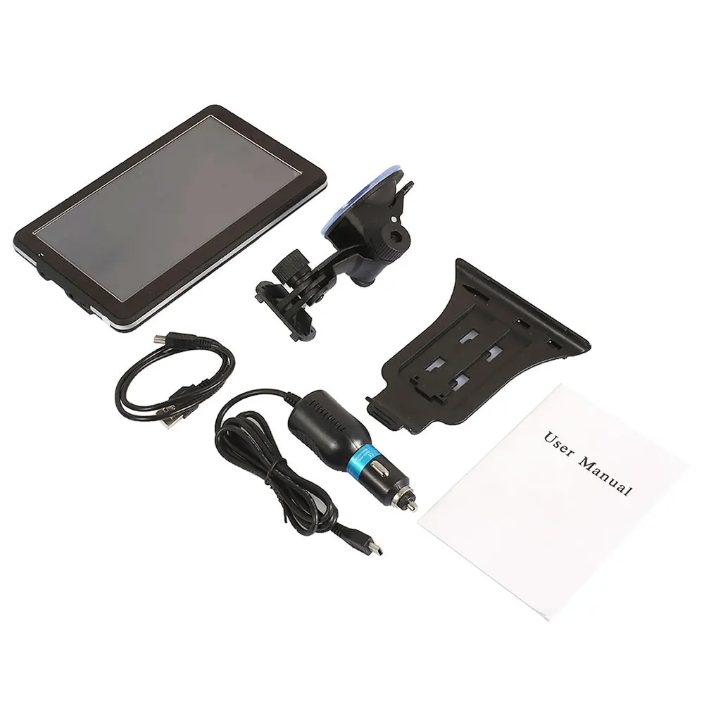 Truck Navigator GPS Navigator Smart Car GPS Navigation FM Radio Audio 8GB 7" Universal
