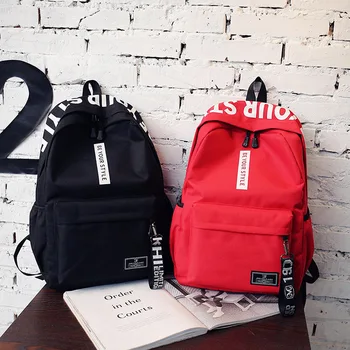 

2019 Campus backpack mochilas escolares canvas large capacity junior high school students wild small fresh backpack school bag