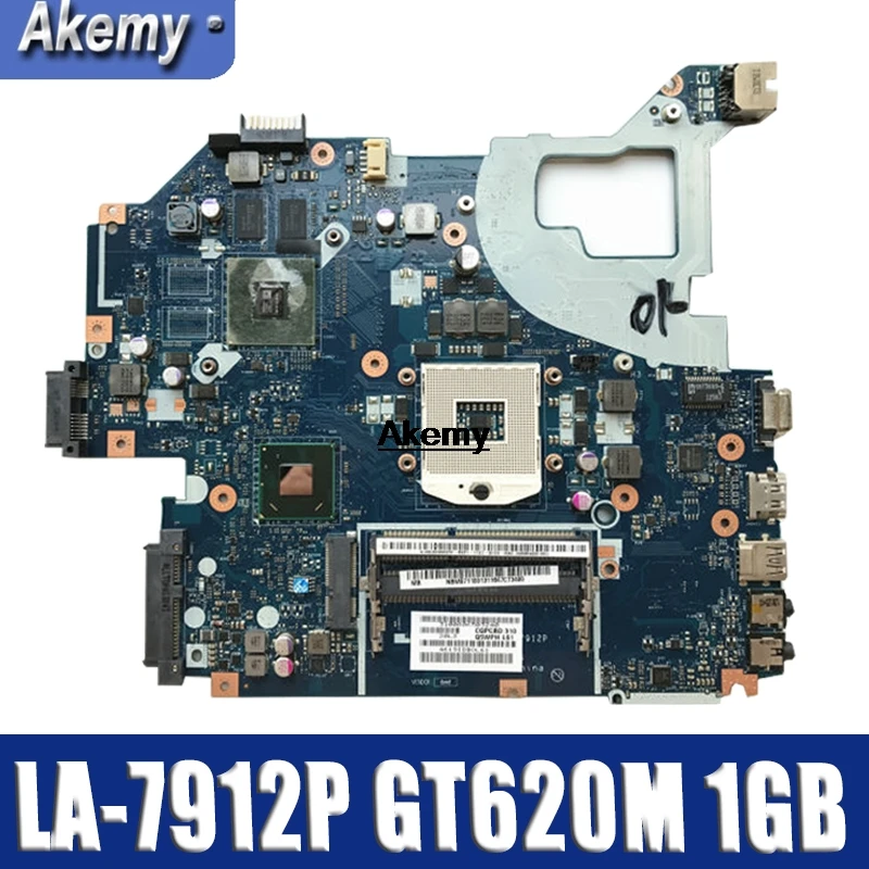 

For Acer aspire V3-571G V3-571G Laptop Motherboard NBY1711001 NB.Y1711.001 Q5WVH LA-7912P HM77 DDR3 GT620M 1GB