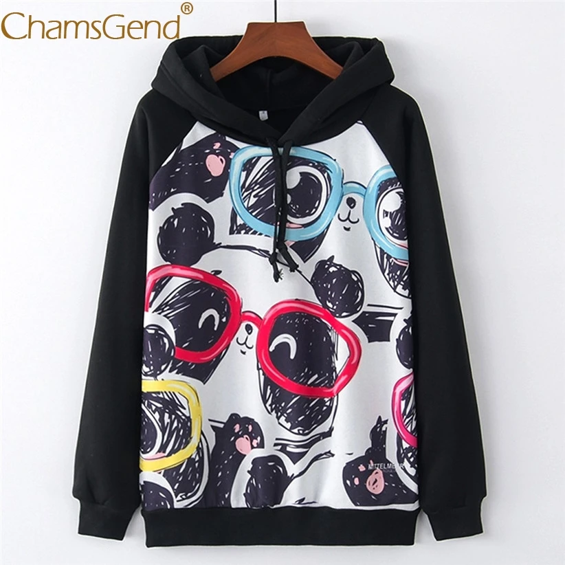 

Cute Panda Print Sweatshirt Women Girls Teenager Hoodie Pullover Coat Spring Autumn Long Sleeve Blouse Tops Woman Clothes 907