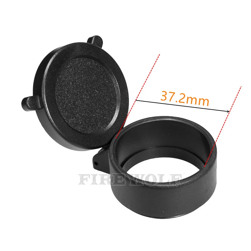 Enhanced Rifle Scope Protective Lens Cover - Quick Flip Spring-Loaded Cap