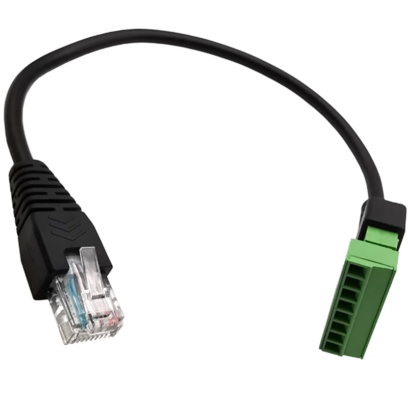 Feminino Masculino para Parafuso Bloco Terminal Conector Ethernet Pin Parafuso Terminal Rede Cabo Adaptador para Cctv Dvr - Imagem 3