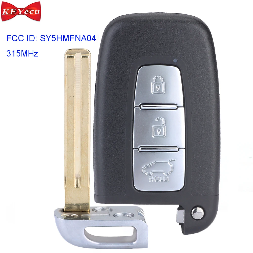KEYECU для Hyundai Accent Genesis Sonata Kia Optima дистанционный ключ Fob FCC ID: SY5HMFNA04 315 МГц ID46 чип |