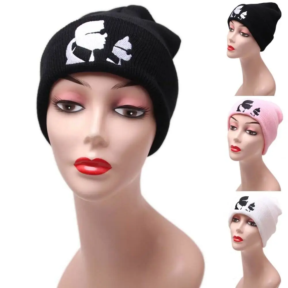 

2019 Fashion Winter Hats for Woman Hip Hop Knitted Hat Women's Warm Slouchy Cap Crochet Casual Knit Beanies