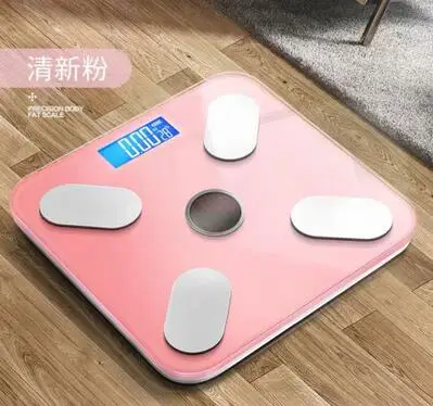 Новые интеллектуальные напольные весы для ванной, весы для жира, Bluetooth, электронные весы/9 - Цвет: Charging