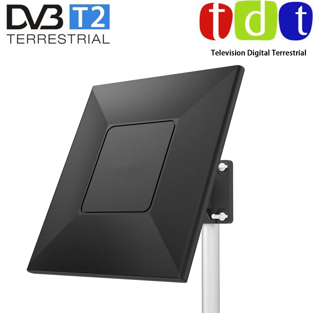TDT наружная телевизионная антенна DVB-T2 120 км Диапазон HDTV цифровой ТВ комнатная антенна DVB T2 VHF UHF кабель усилителя DVBT2 32,8ft коаксиальный HD