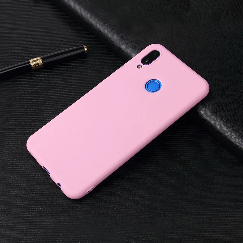 Чехлы для телефонов с Карамельный цвет для huawei Y9 Y6 Y5 Prime P20 P9 P10 Коврики 10 Lite Honor 10 9 Lite 7C 7A Pro 8X 8C P Smart чехол