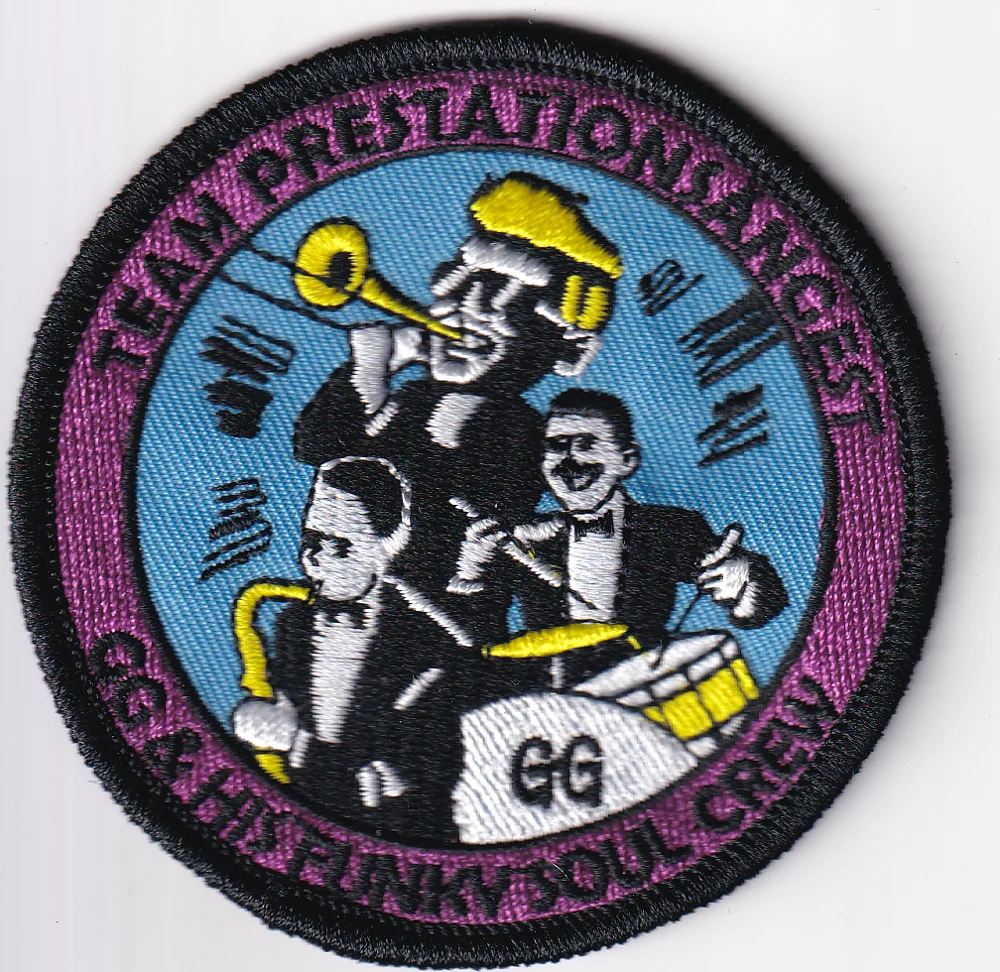 

Embroidery badge patch personalized customization display :prestationsancest