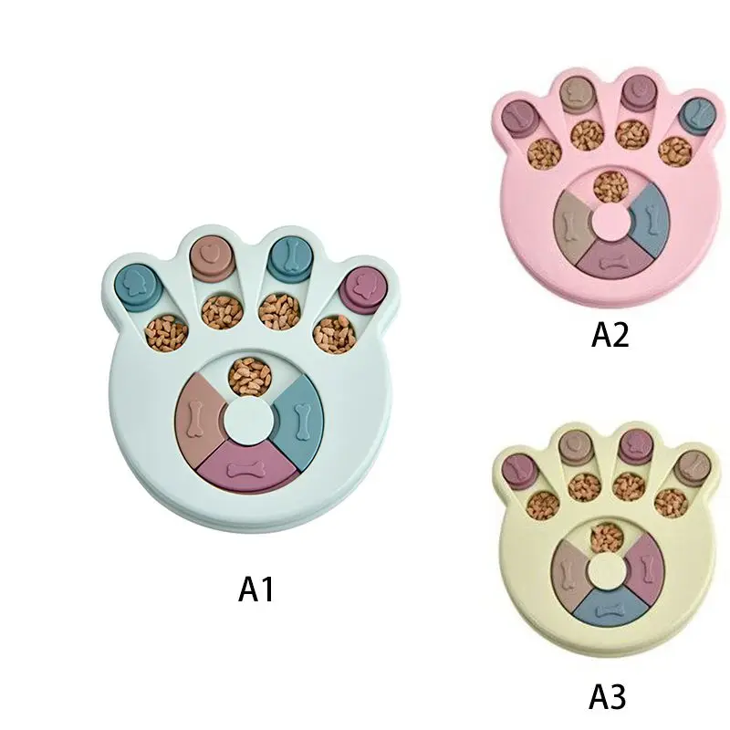 Pet спеша диск Анти удушья проигрыватель собака Еда чаша собаки головоломка Пластик собака Еда диспенсер