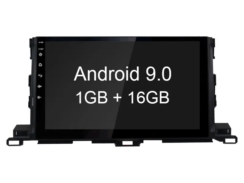 Besina 10,1 дюймов Android 9,0 Автомагнитола для Toyota Highlander мультимедийный плеер gps Навигация Аудио 2G+ 32G стерео четырехъядерный - Цвет: 1GRAM 16GROM