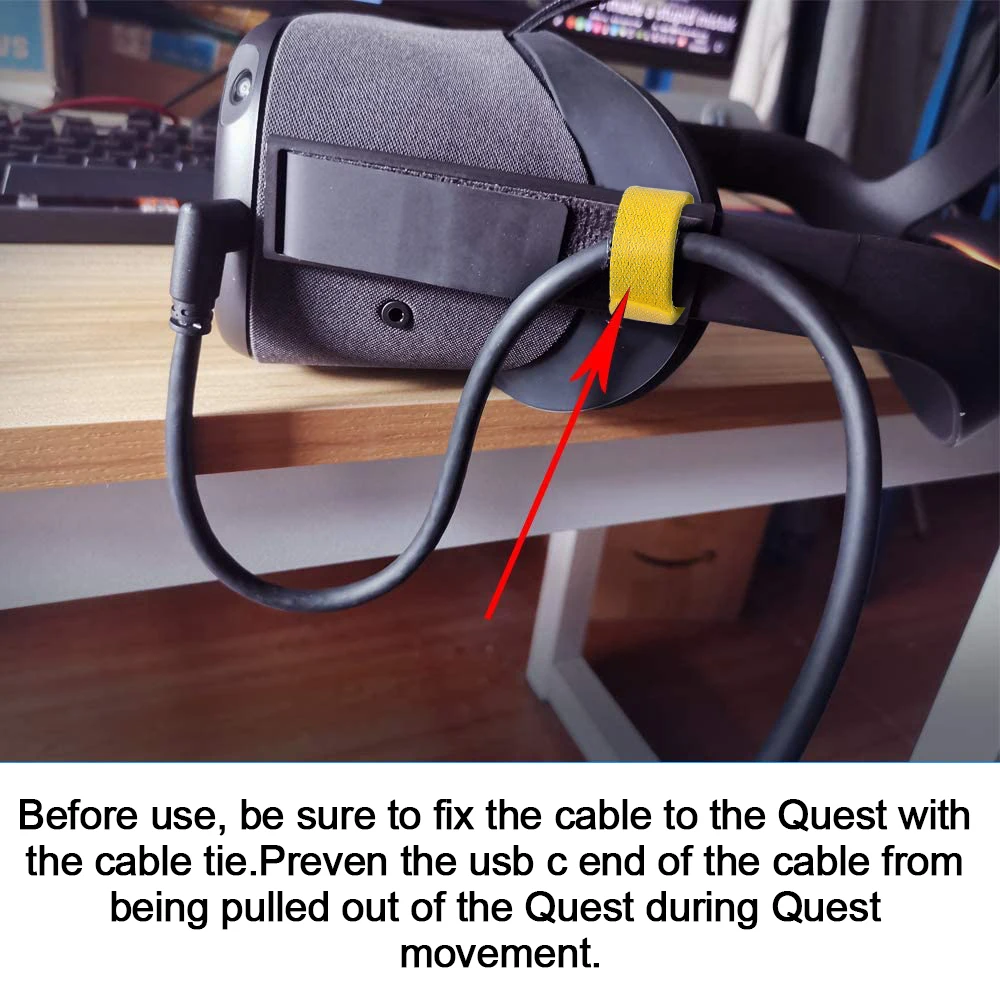 Per Oculus Link Usb-C Steam Vr Quest Tipo-C 3.1 Cavo Dati Gomito Selezionabile 3M 5M Accessori Vr Caldi