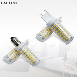 E14 LED Bulb Lamp 6W 110V 120V 220V No Flicker Dimmable Corn Bulb Light 2835SMD 360 Beam Angle Replace Halogen Chandelier Lights