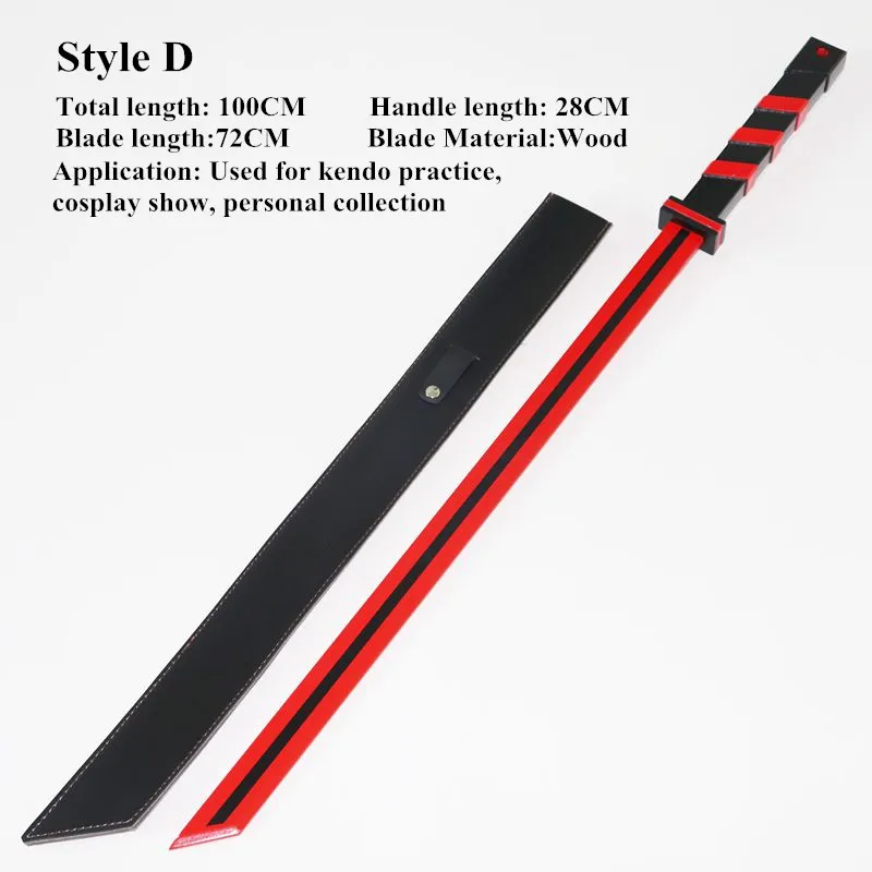 Anime Aotu World Cosplay Props Anmicius Weapons Wooden Sword Cosplay Prop for Halloween Party Masquerade Free Shipping - Color: Style D