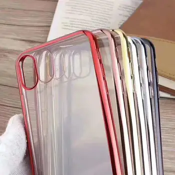 

Sinzean 50PCS Top Quality For IPHONE 11 Pro Max Soft Plated TPU Case For IPHONE XS MAX/XR/678 Plus/5S/SE Ultra Clear TPU Case
