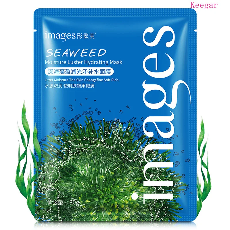 

Images Seaweed Face Mask Algae Alginate Moisturizing Whiten Korean Facial Skin Care Shrinkage Pores Oil-control Beauty Masks New