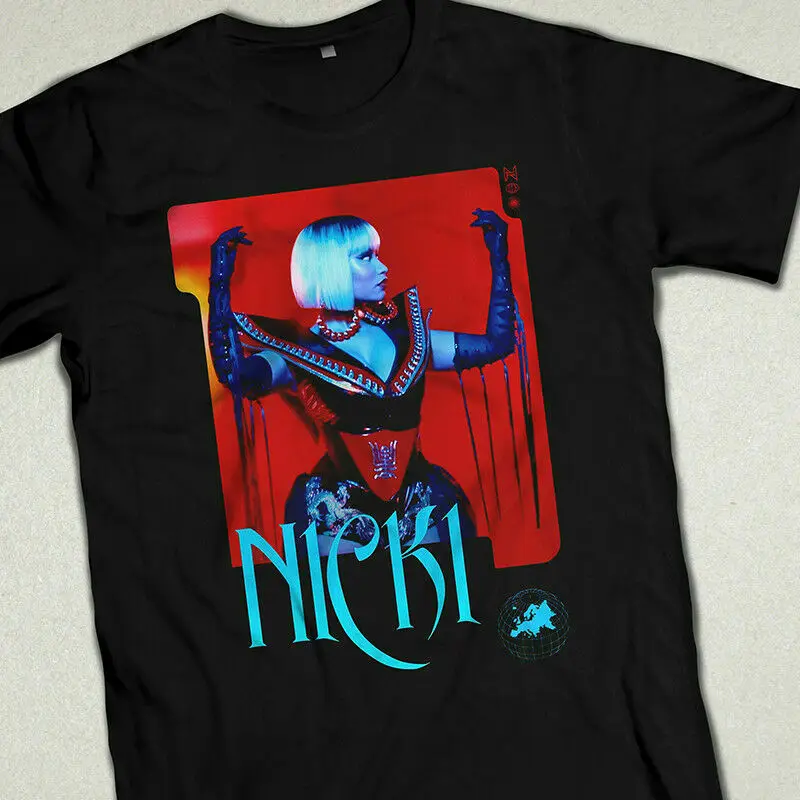 

NICKI MINAJ NICKIHNDRXX UNISEX T-SHIRT O-Neck Oversize Style Tee Shirts Styles