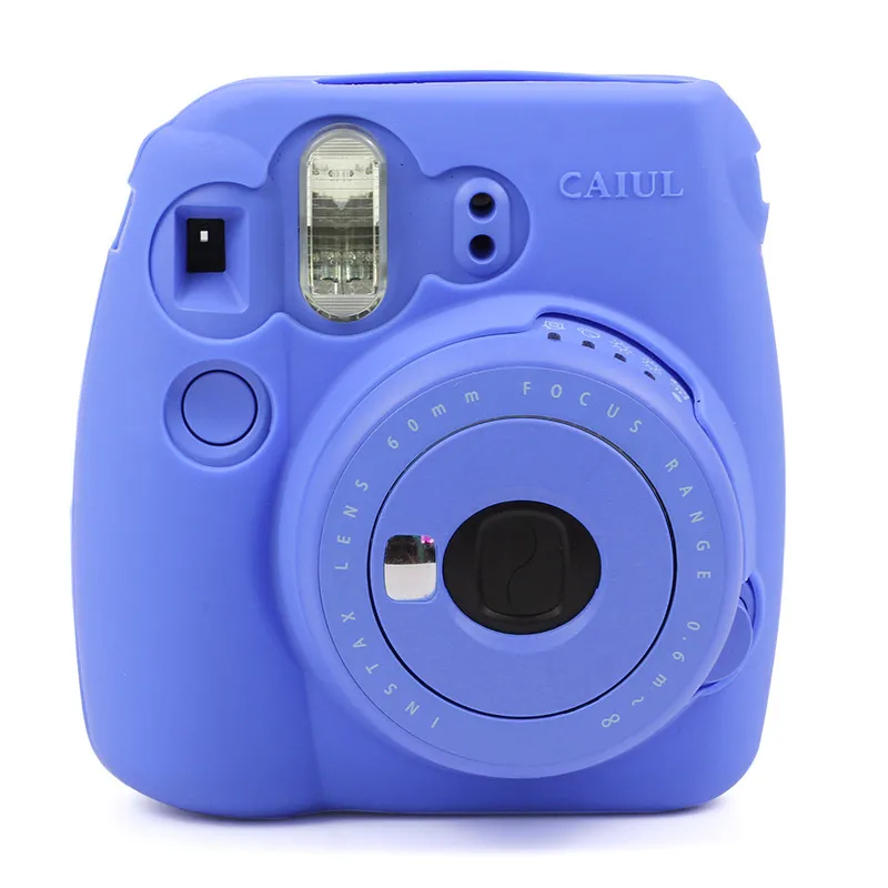 Sea Blue Сумка для камеры Fuji Fujifilm Instax Mini 9 Mini 8 8+ чехол для камеры классический фосфоресцирующий чехол для камеры моментальной печати - Цвет: Sea Blue