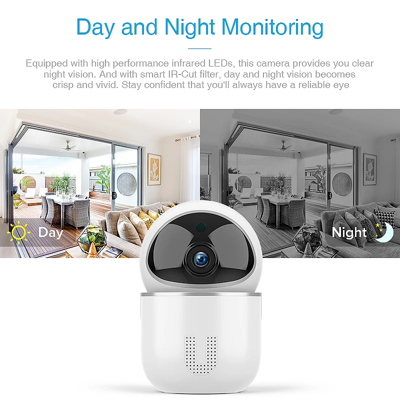 FREDI 1080P облачная IP камера, интеллектуальная автоматическая отслеживающая камера наблюдения, домашняя беспроводная WiFi камера видеонаблюдения с сетевым портом