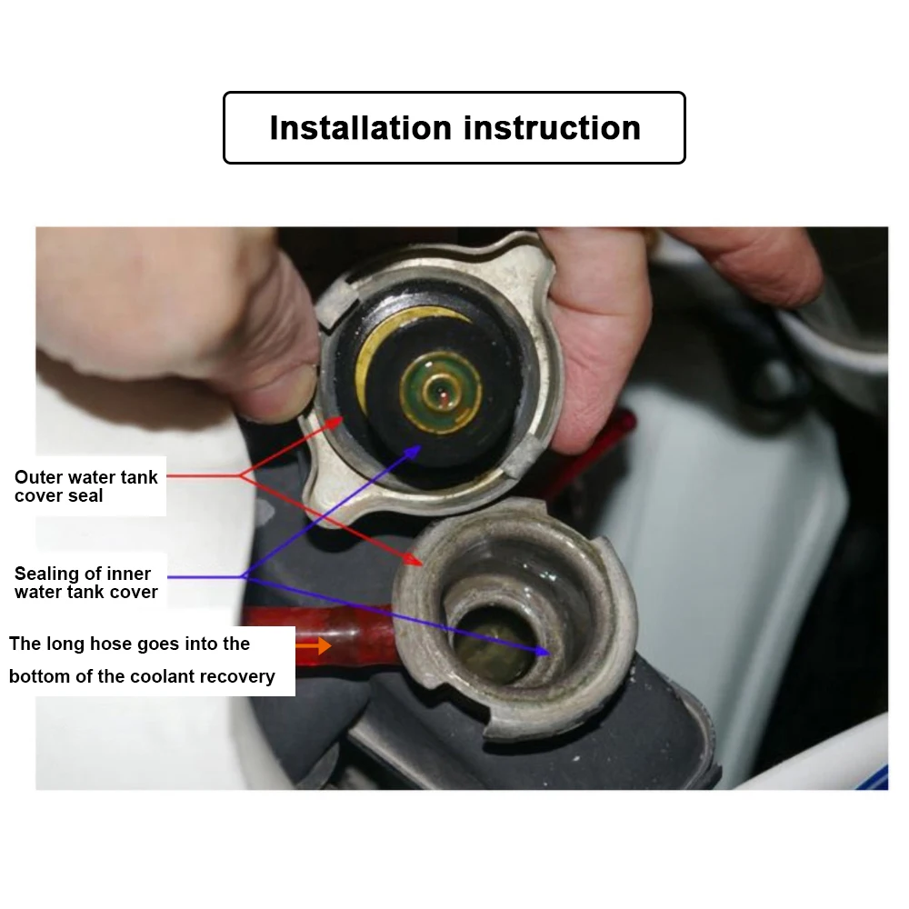 Radiator Cap 0.9Bar 1.1Bar 1.3 Bar Thermost Radiator Cap Cover