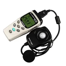 TM-208 Многофункциональный Высокоточный Измеритель освещенности ультрафиолетовое измерение солнечной энергии