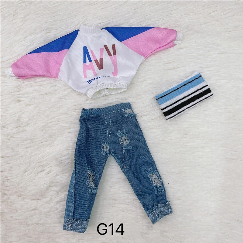 DOLLS Clothes 30cm For 1/6 Movable Joint Bjd Doll Girls Toy