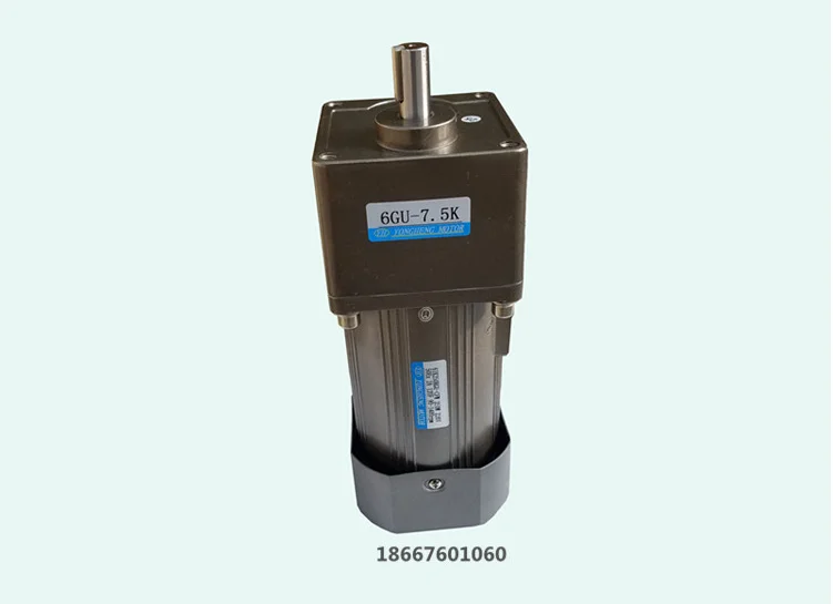 6IK180GU-CF AC220V/380V 180W AC gear reduction asynchronous motor, high torque, reversible, fixed speed