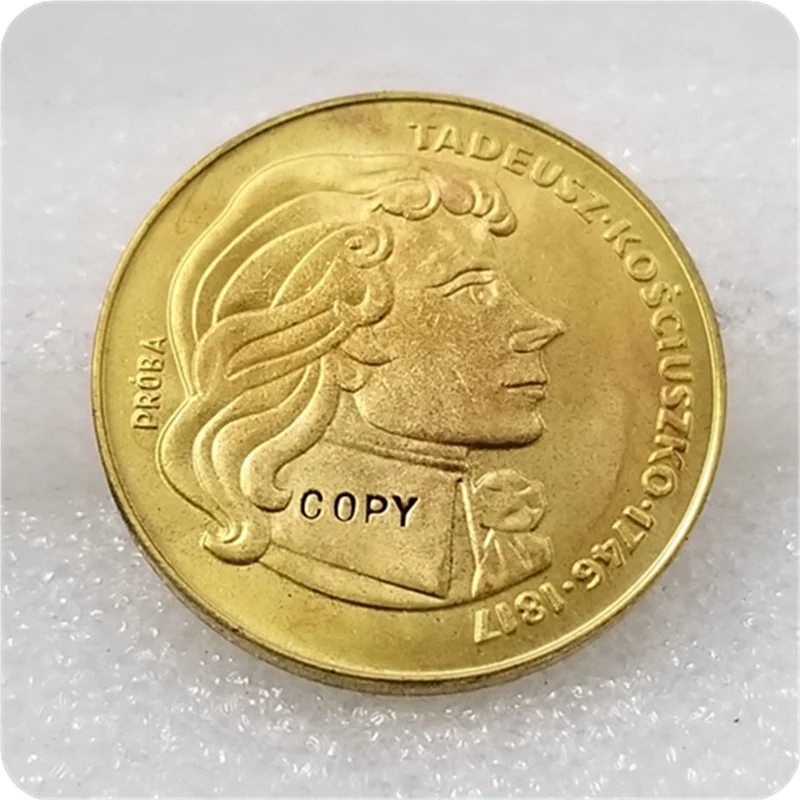 1976 золото 500 зл Польша-Kosciuszko копия монет