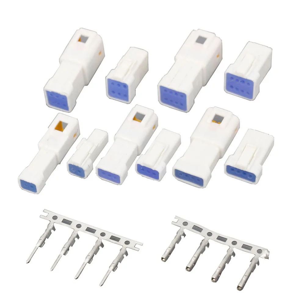 10 Set Connettori JST 2 Pin Impermeabili - Presa Maschio E Femmina Per Cablaggio Auto E Elettronica - Foto 6