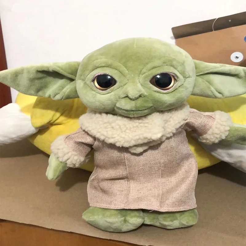 

New 30cm Baby Yoda Plush Toy Master Yoda Stuffed Doll Toys Children Gift
