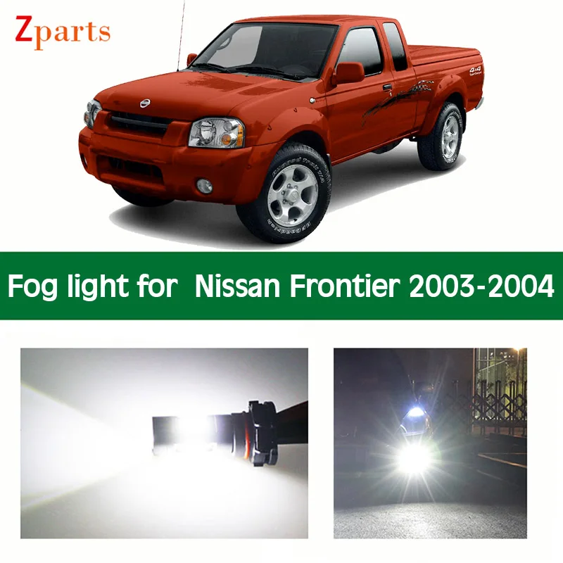 1 Pair Car LED Fog Light For Nissan Frontier 2003 2004 Auto Foglamp