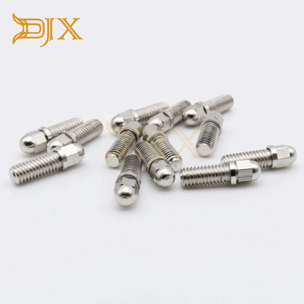 

DJX 25pcs Stainless Steel M3 Hex Nuts with Round Bullet Cap Screws For 1.9/2.2inch wheels, M3 aperture combiner/M3 Hex Socket