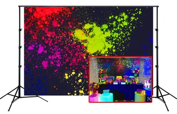

HUAYI Photography Backdrop Birthday Party Photo Background Splash Birthday carnival Newborns Studio Photo Booth Backdrop W-2313