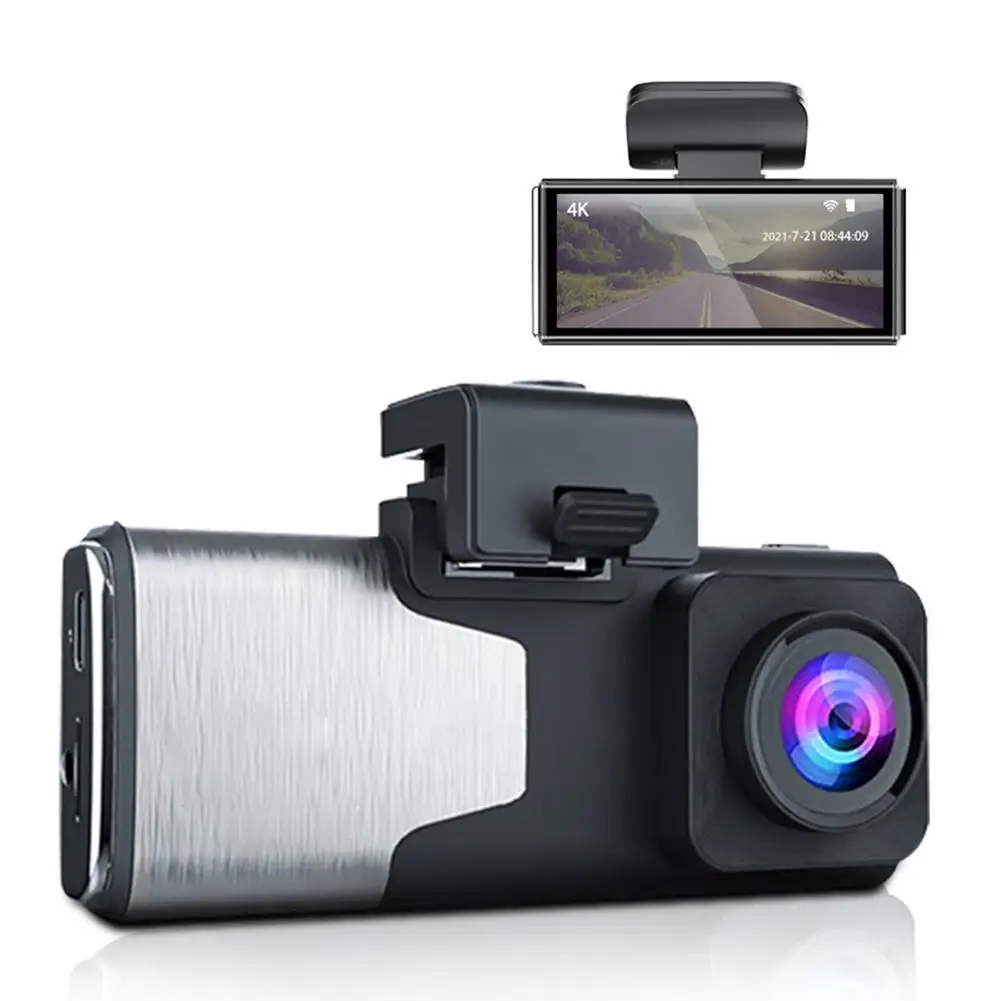 4k Dash Camera Dual Mode 3.0-Inch Screen Dual-Core Chip For Wide Angle Video Registrar Car DVR Interior Electric | Автомобили и