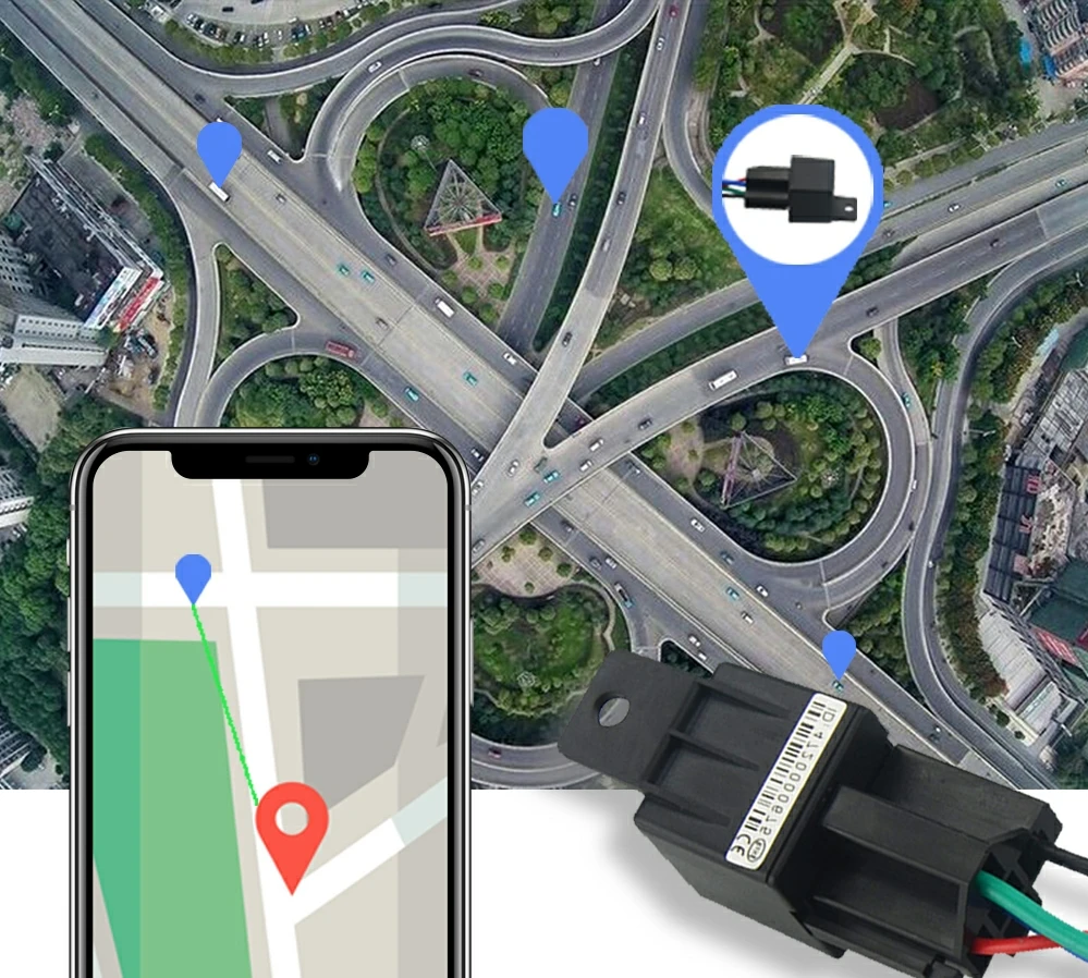 

Mini GPS Tracker CJ720 Car Relay GPS Tracker Hidden Design Vehicle GPS Locator Geo-fence Cut off oil Vibration/overspeed alarm