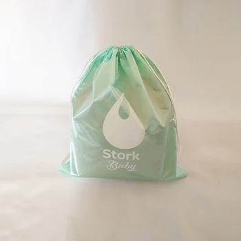 

Wholesale 300pcs/lot Silk Stain Drawstring Packaging Bags Wigs Exhibition Makeup Wedding Party Gift Bags Custom LOGO