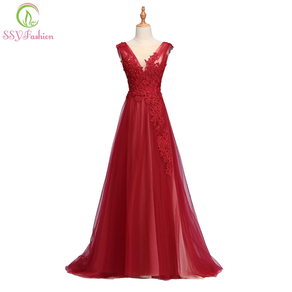 Распродажа, кружевное платье для выпускного вечера, Robe De Soiree, милое, без рукавов, со шлейфом, с аппликацией, с бисером, официальное, сексуальное, длинное платье для выпускного вечера
