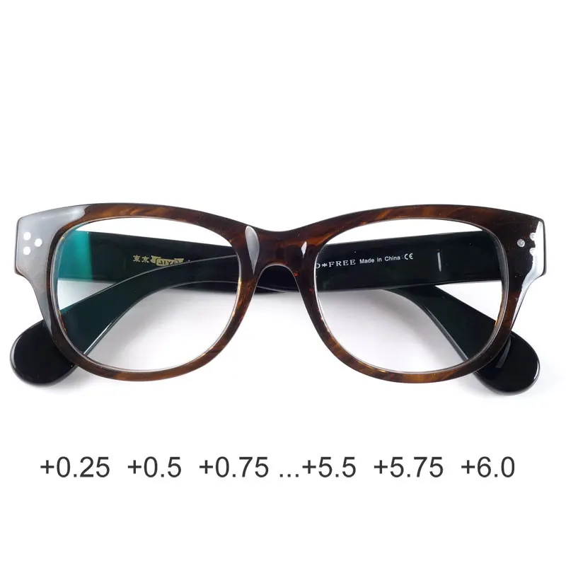 

Japan retro reading glasses for men top quality 0~+6.0