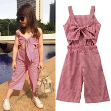 Г. Лидер продаж, красная клетчатая Одежда для маленьких девочек ползунки в клеточку, комбинезон, Повседневная модная одежда летняя детская одежда