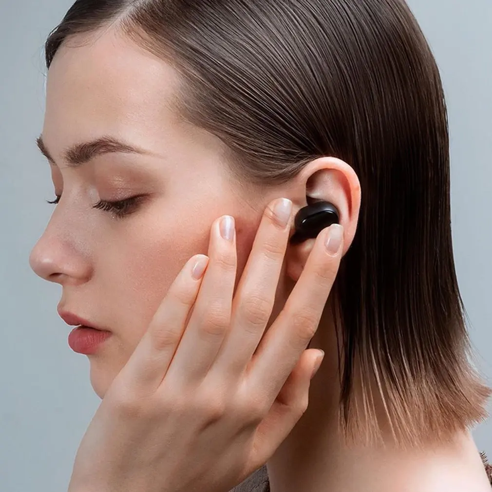 

HOT SALE Xiaomi Redmi Airdots Wireless Earphone Hd Stereo Earphone Voice Control Noise Reduction Tap Control Gaming Headset